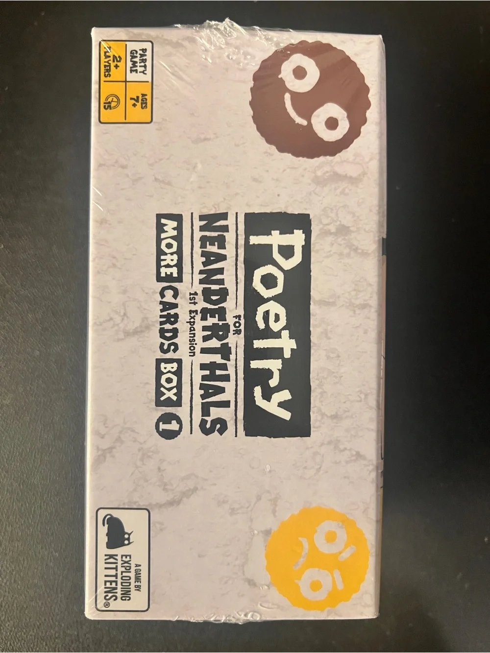 Poetry For Neanderthals 1st Expansion Word Game by Exploding Kittens SEALED